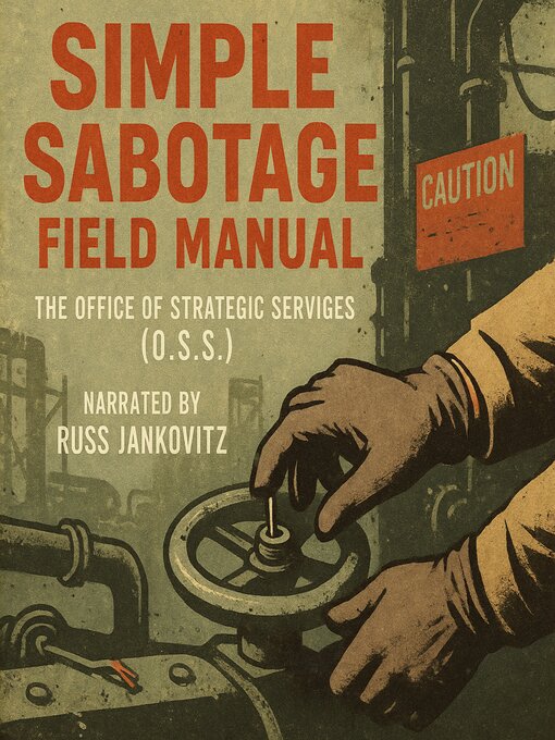 Title details for Simple Sabotage Field Manual by The Office of Strategic Services O.S.S. - Wait list